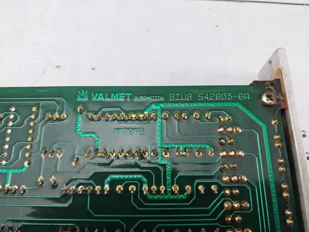 Valmet Biu 8 A Input Module 542803-6B Mt918 M8512221 M1