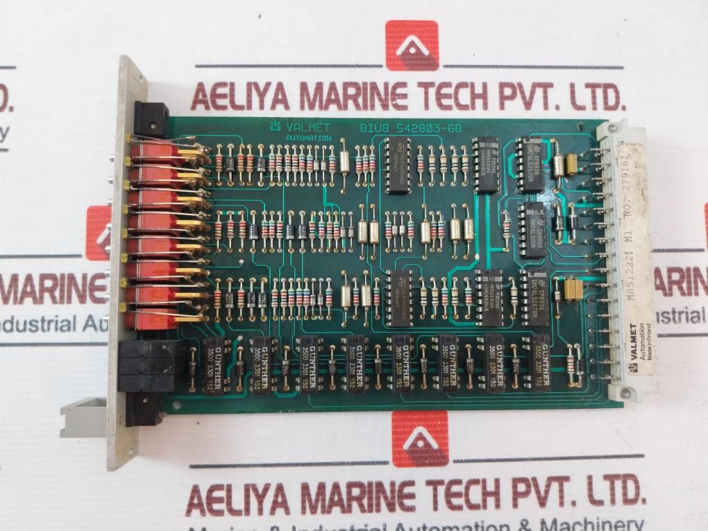 Valmet Biu8 M8512221 Binary Input Module 279161