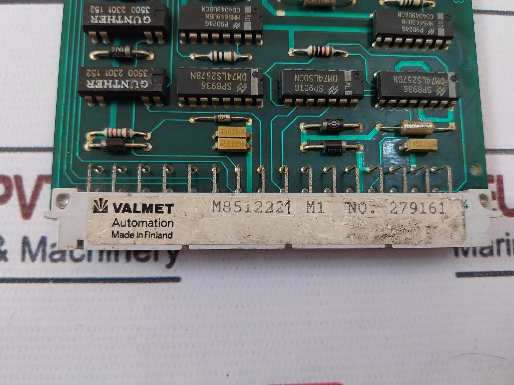 Valmet Biu8 M8512221 Binary Input Module 279161