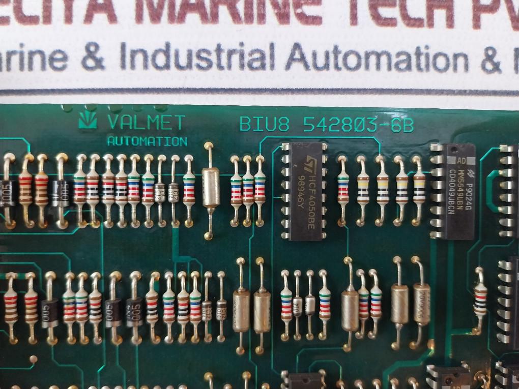 Valmet Biu8 M8512221 Binary Input Module 279161
