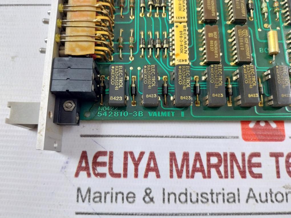 Valmet Bou 8 A Binary Output Unit 542810-3B No422 Dm 74H @ 70? M851231