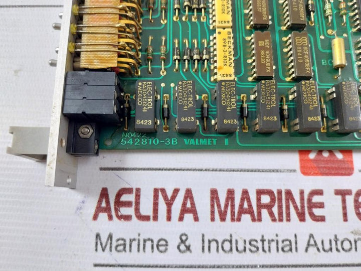 Valmet Bou 8 A Binary Output Unit 542810-3B No422 Dm 74H @ 70? M851231