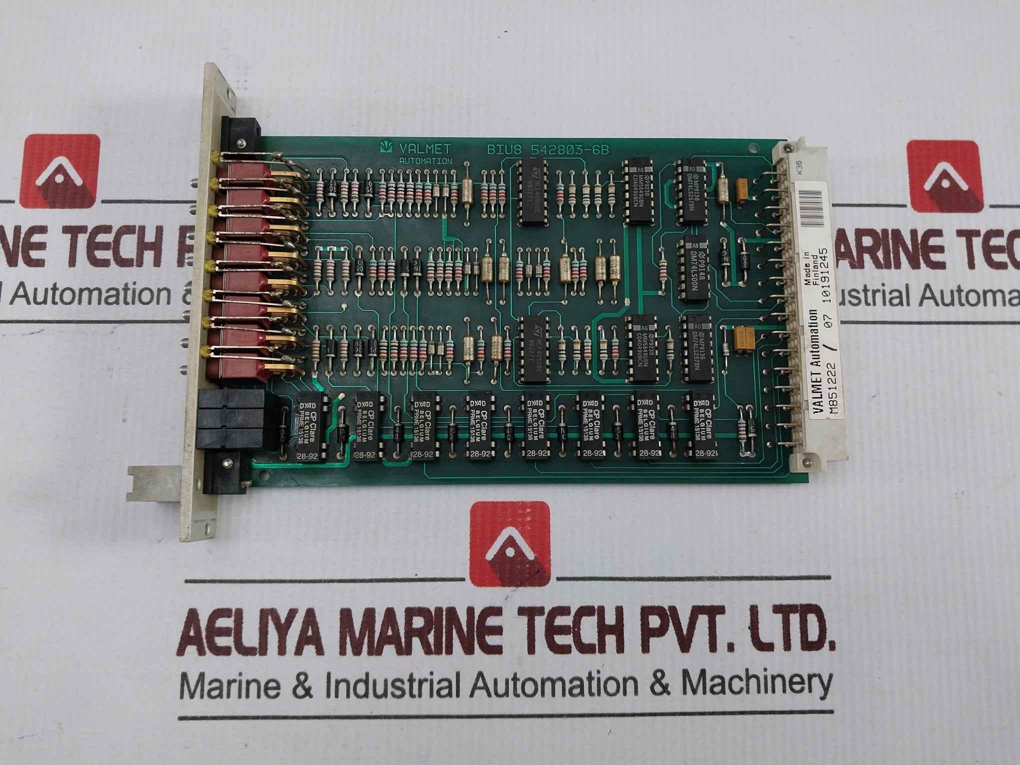 Valmet Dmu Circuit Board Rack Module 542803-6B, 542810-9A, 542852-3A, Mt225