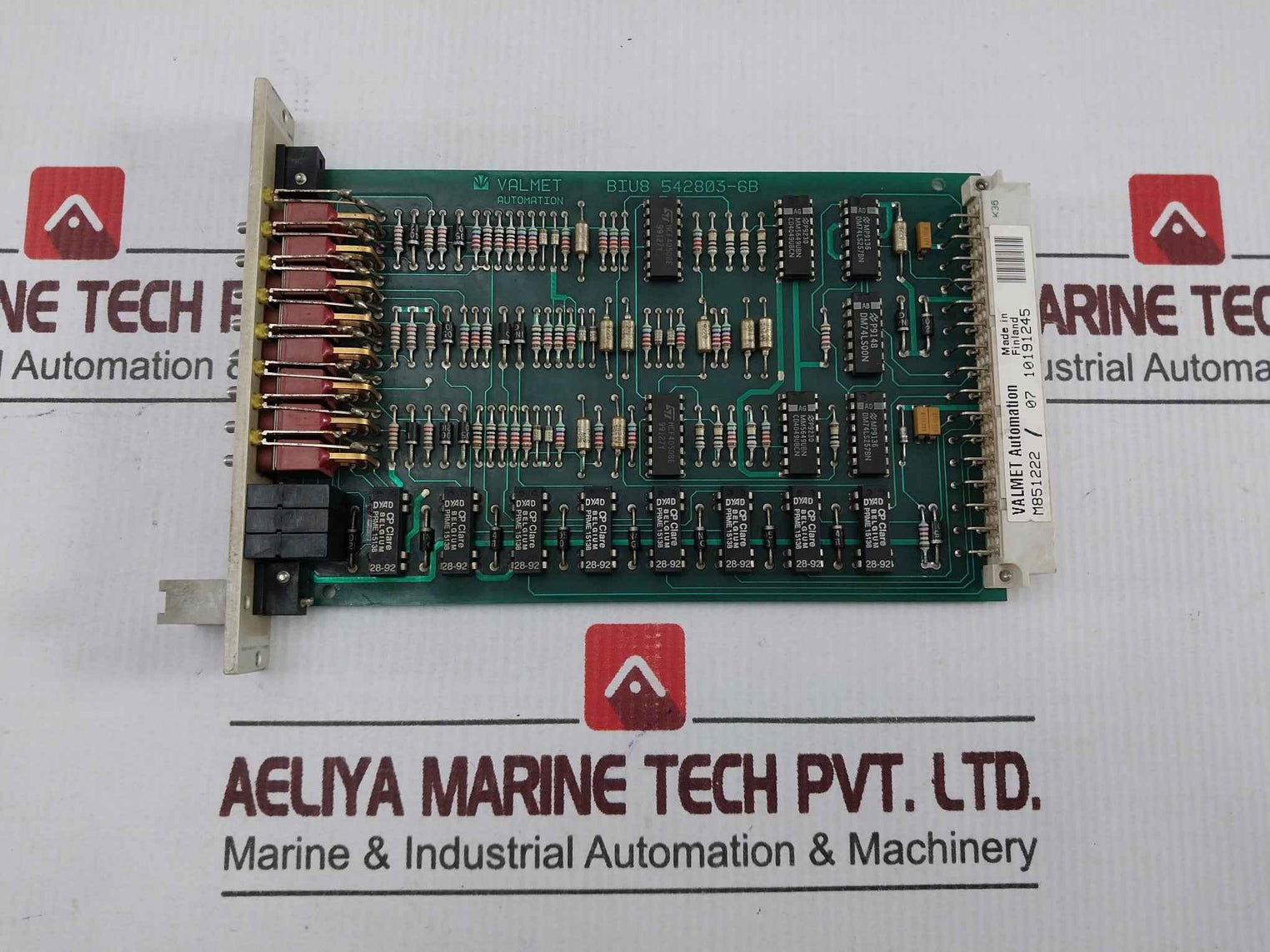 Valmet Dmu Circuit Board Rack Module 542803-6B, 542810-9A, 542852-3A, Mt225