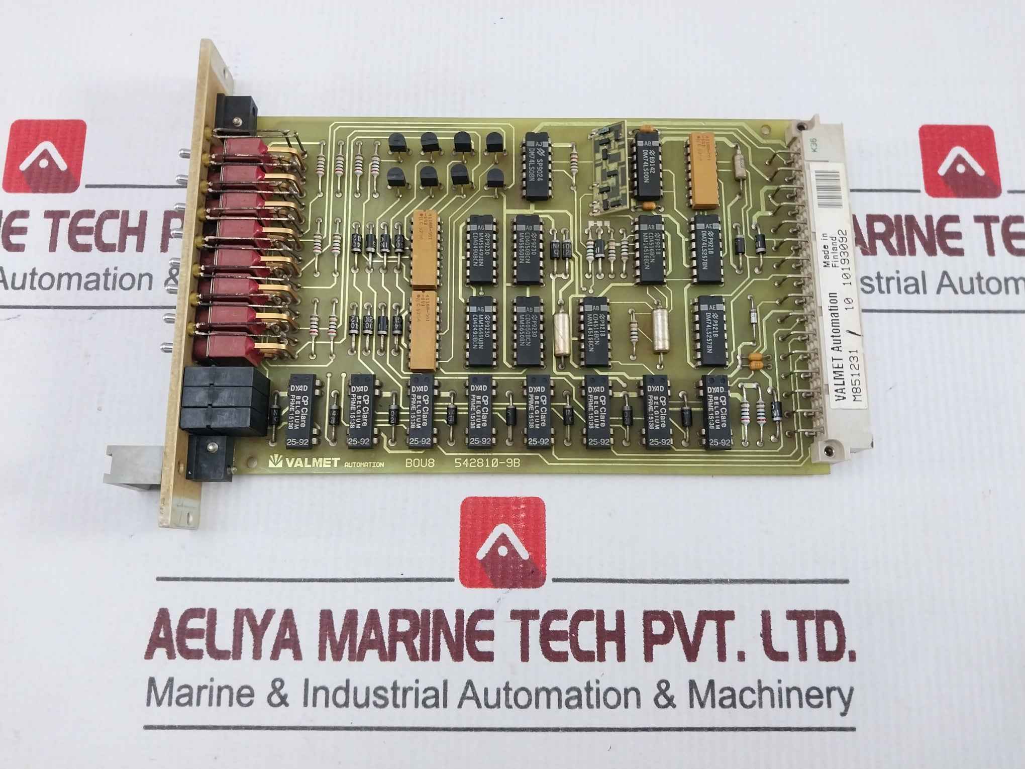 Valmet Dmu Circuit Board Rack Module 542803-6B, 542810-9A, 542852-3A, Mt225
