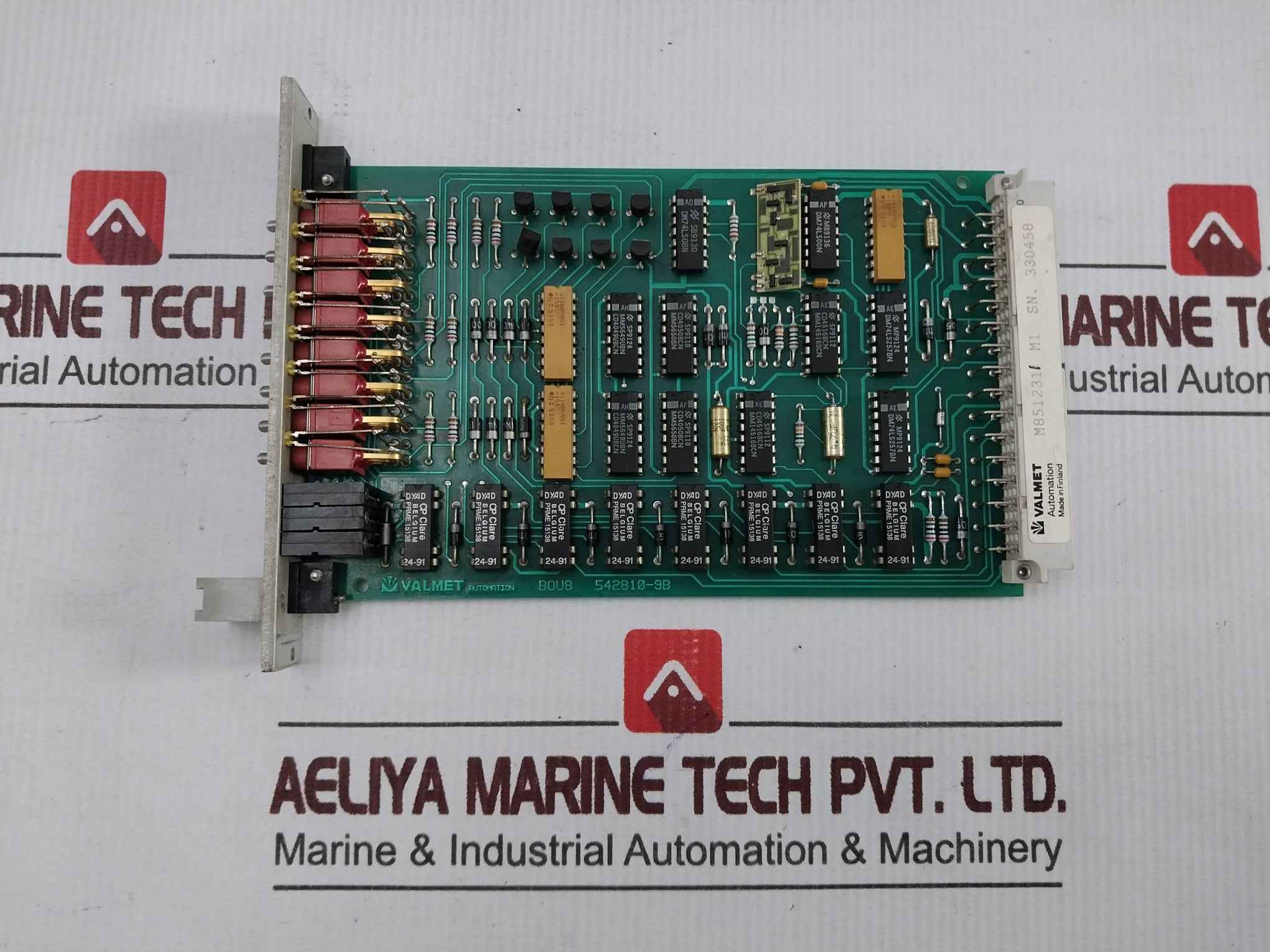 Valmet Dmu Circuit Board Rack Module 542803-6B, 542810-9A, 542852-3A, Mt225