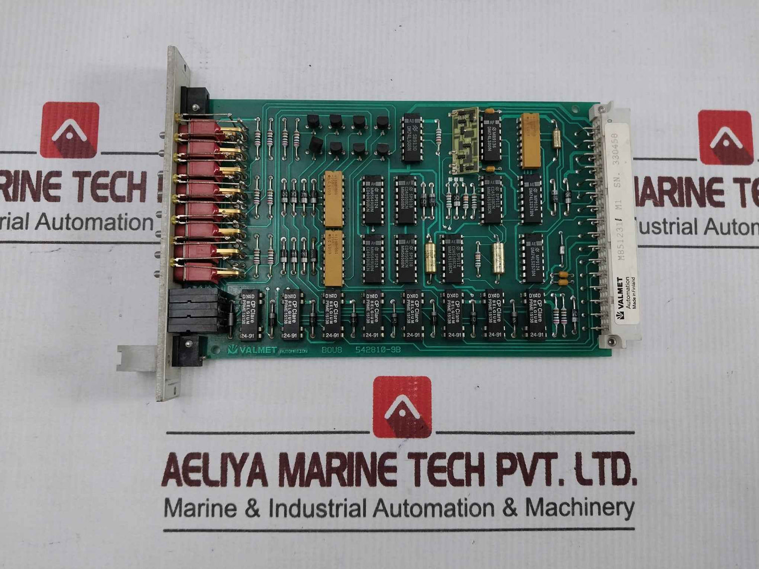 Valmet Dmu Circuit Board Rack Module 542803-6B, 542810-9A, 542852-3A, Mt225