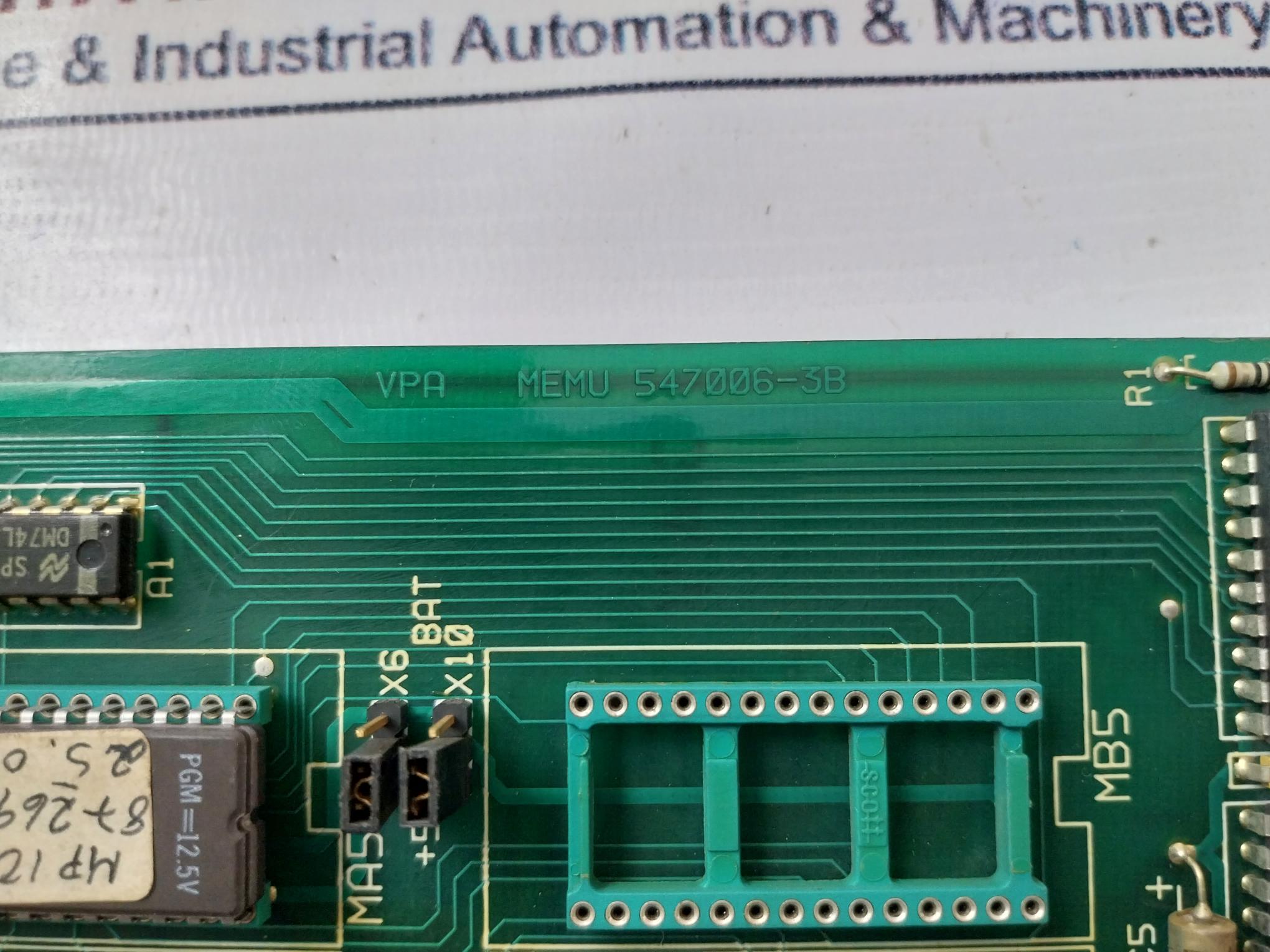 Valmet M851040 M1 Printed Circuit Board