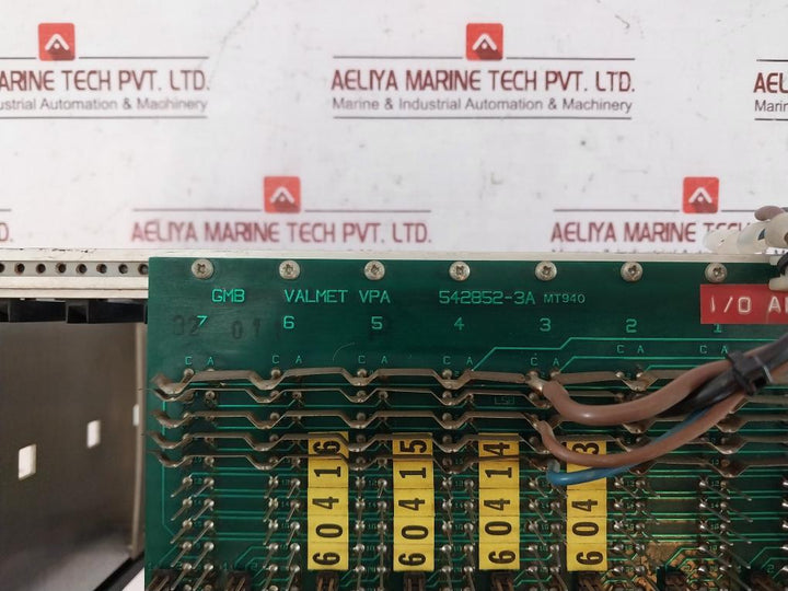 Valmet M851121 M2 Module Rack 542832-2A 542836-6A 542836-6B Mt306 Mt935