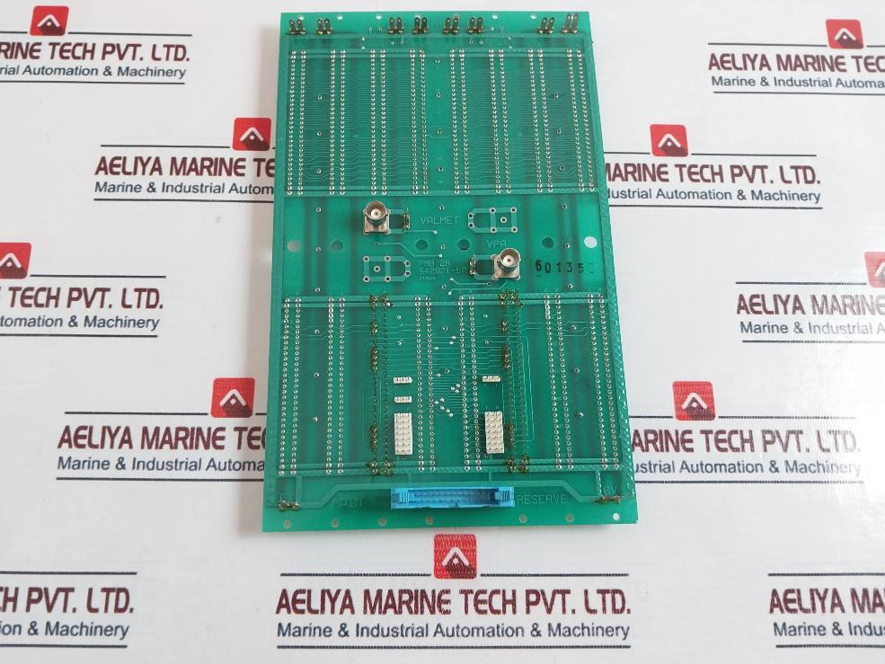 Valmet Pmb 2R Monolithic Backplane 8 Slot Pcb Card 542821-5A