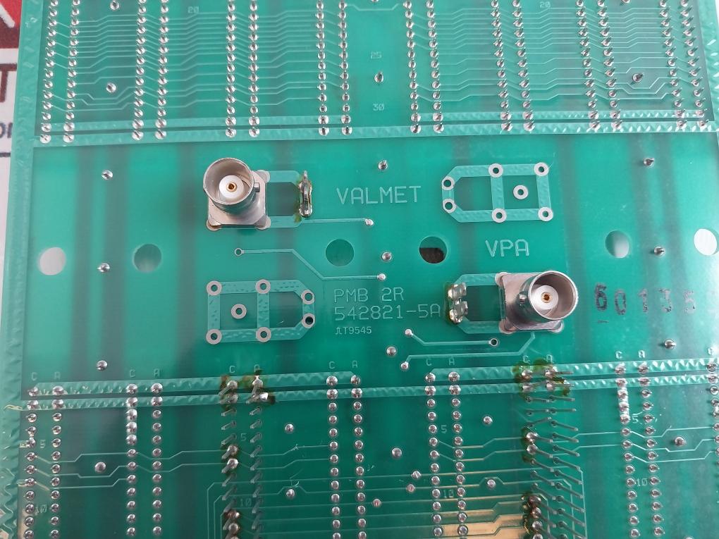 Valmet Pmb 2R Monolithic Backplane 8 Slot Pcb Card 542821-5A