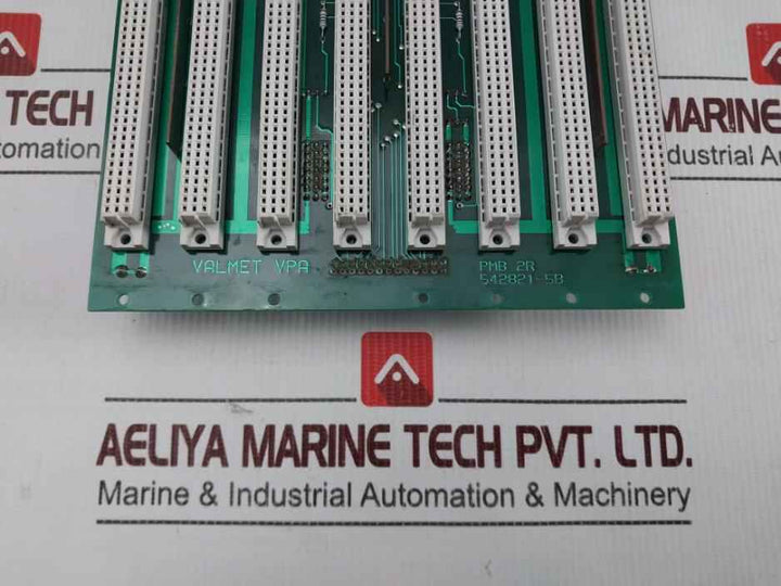 Valmet Pmb 2r 16 Slot Backplane Pcb Card 542821-5b Mt937