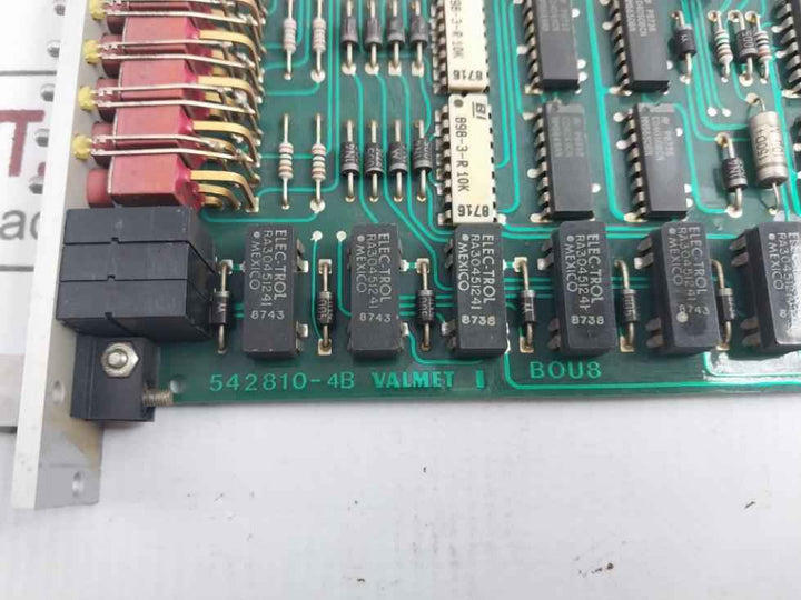 Valmet Process Automation M851231 M1 Binary Output Unit Pcb Bou 8A 542810-4B