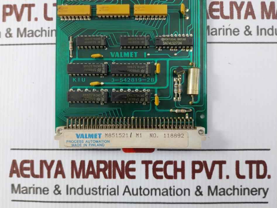 Valmet Process Automation M851521 M1 Keyboard Interface Unit Pcb 3-542819-2B
