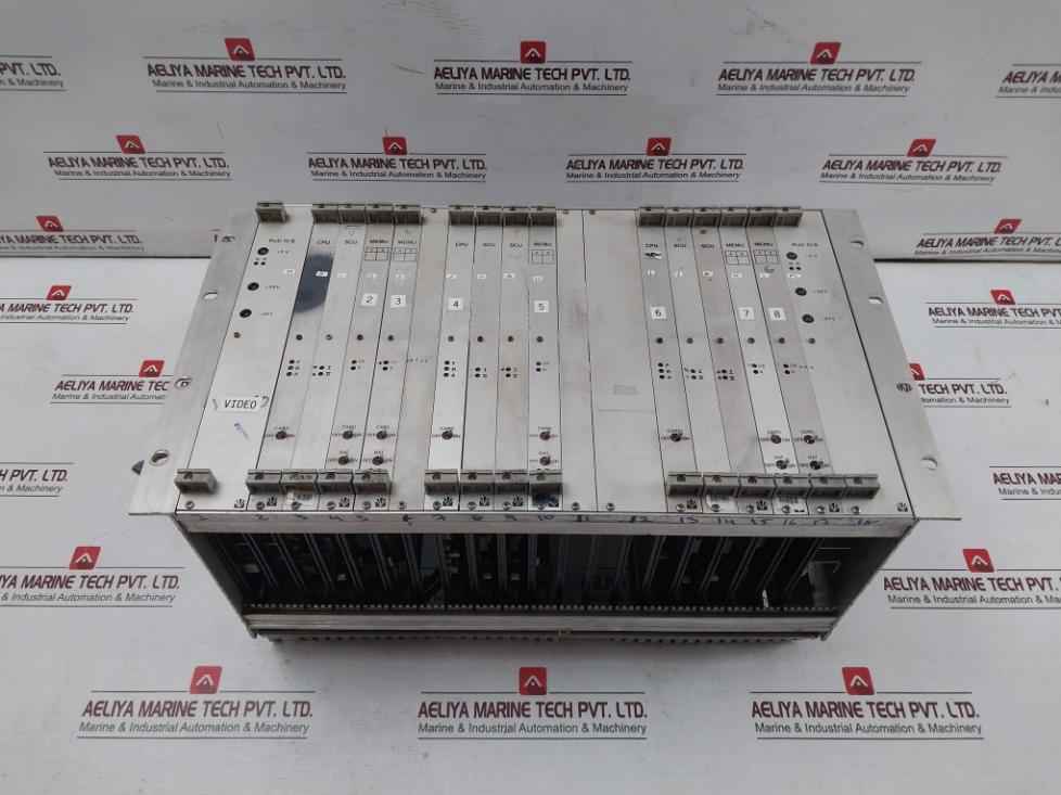 Valmet Pud 10B Automation Control Rack With Cpu Scu Memu Modules