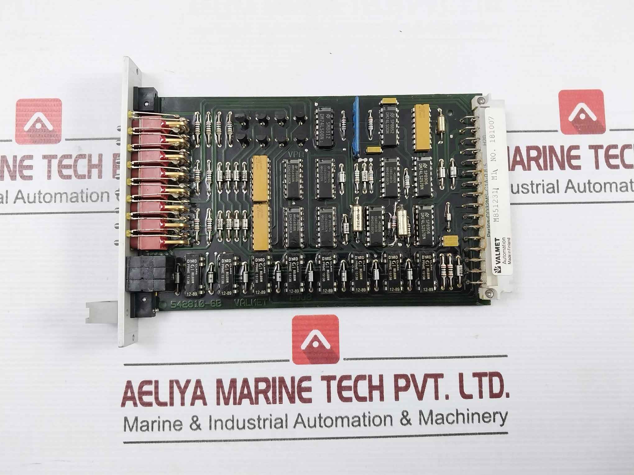 Valmet Pud 10 B Automation Control System Rack M8513621 M1 M8510061 M2 +24V/-24V