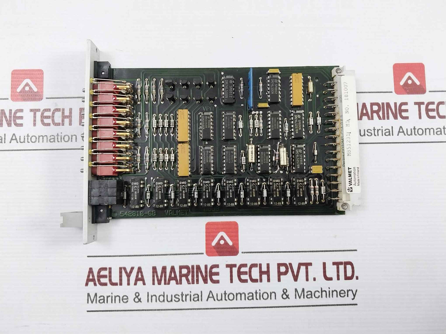 Valmet Pud 10 B Automation Control System Rack M8513621 M1 M8510061 M2 +24V/-24V