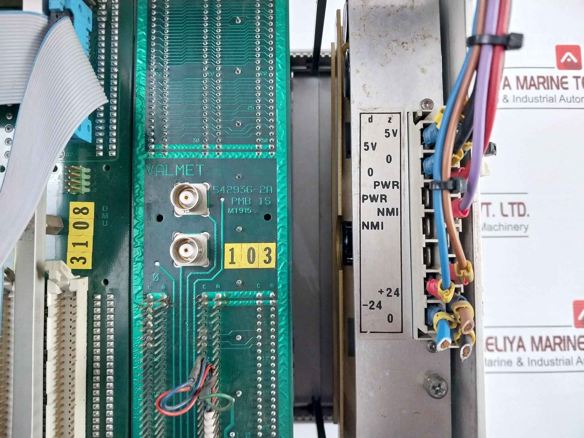 Valmet Pud 10 B Automation Control System Rack M8513621 M1 M8510061 M2 +24V/-24V