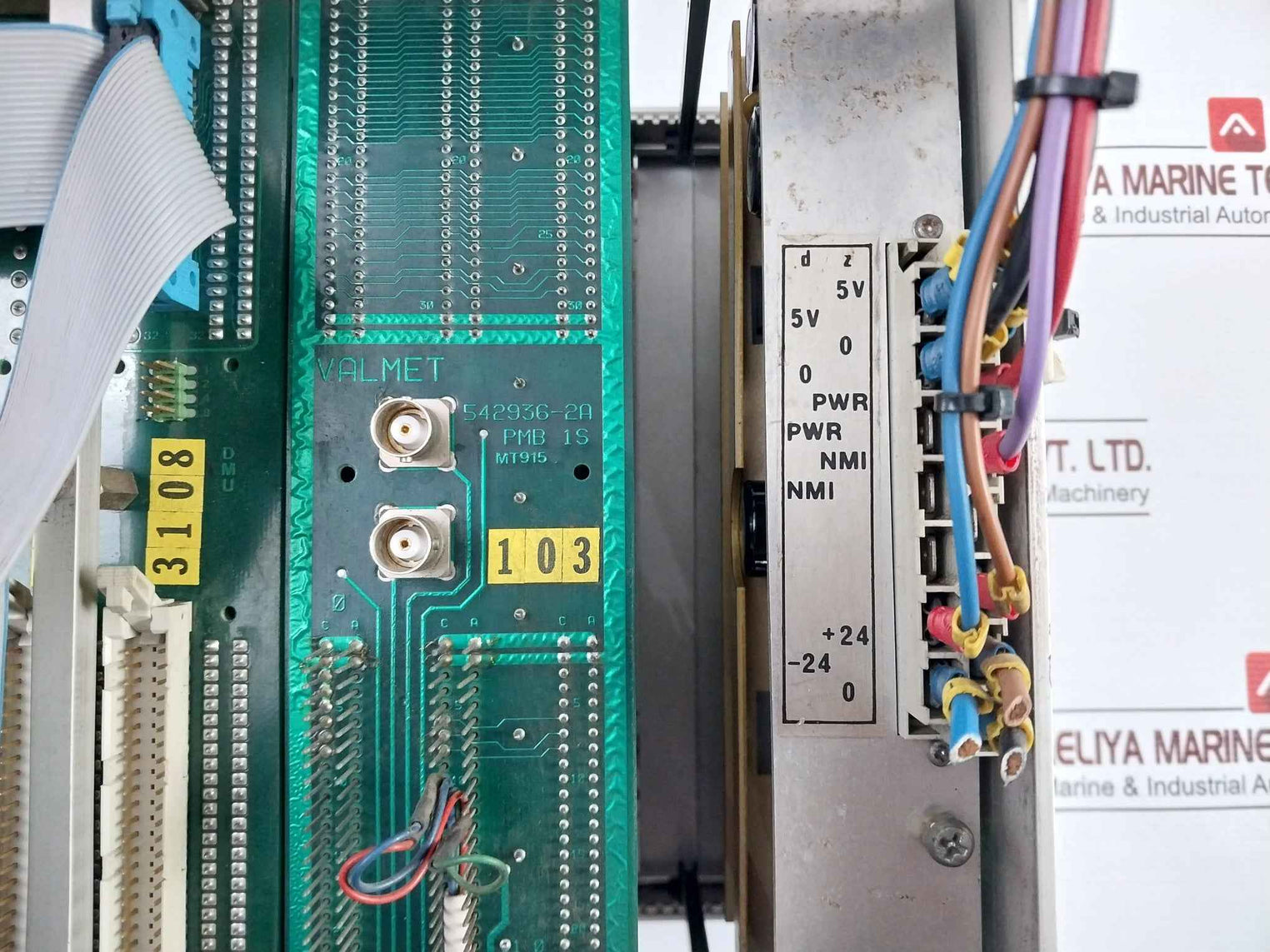 Valmet Pud 10 B Automation Control System Rack M8513621 M1 M8510061 M2 +24V/-24V