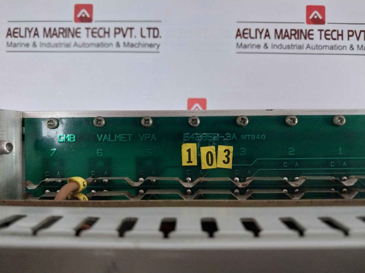 Valmet Pud 10 B Automation Control System Rack M8513621 M1 M8510061 M2 +24V/-24V