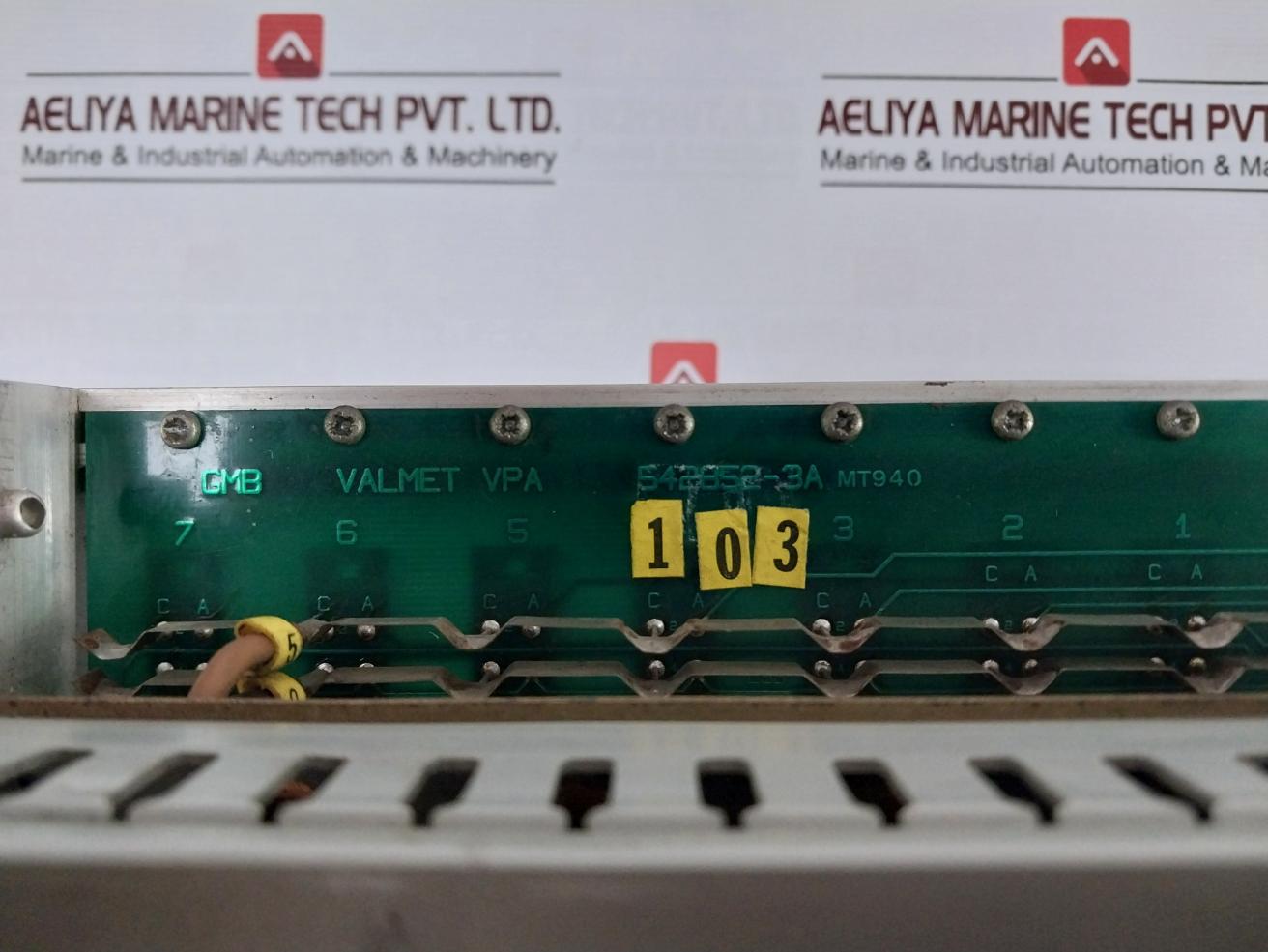 Valmet Pud 10 B Automation Control System Rack M8513621 M1 M8510061 M2 +24V/-24V