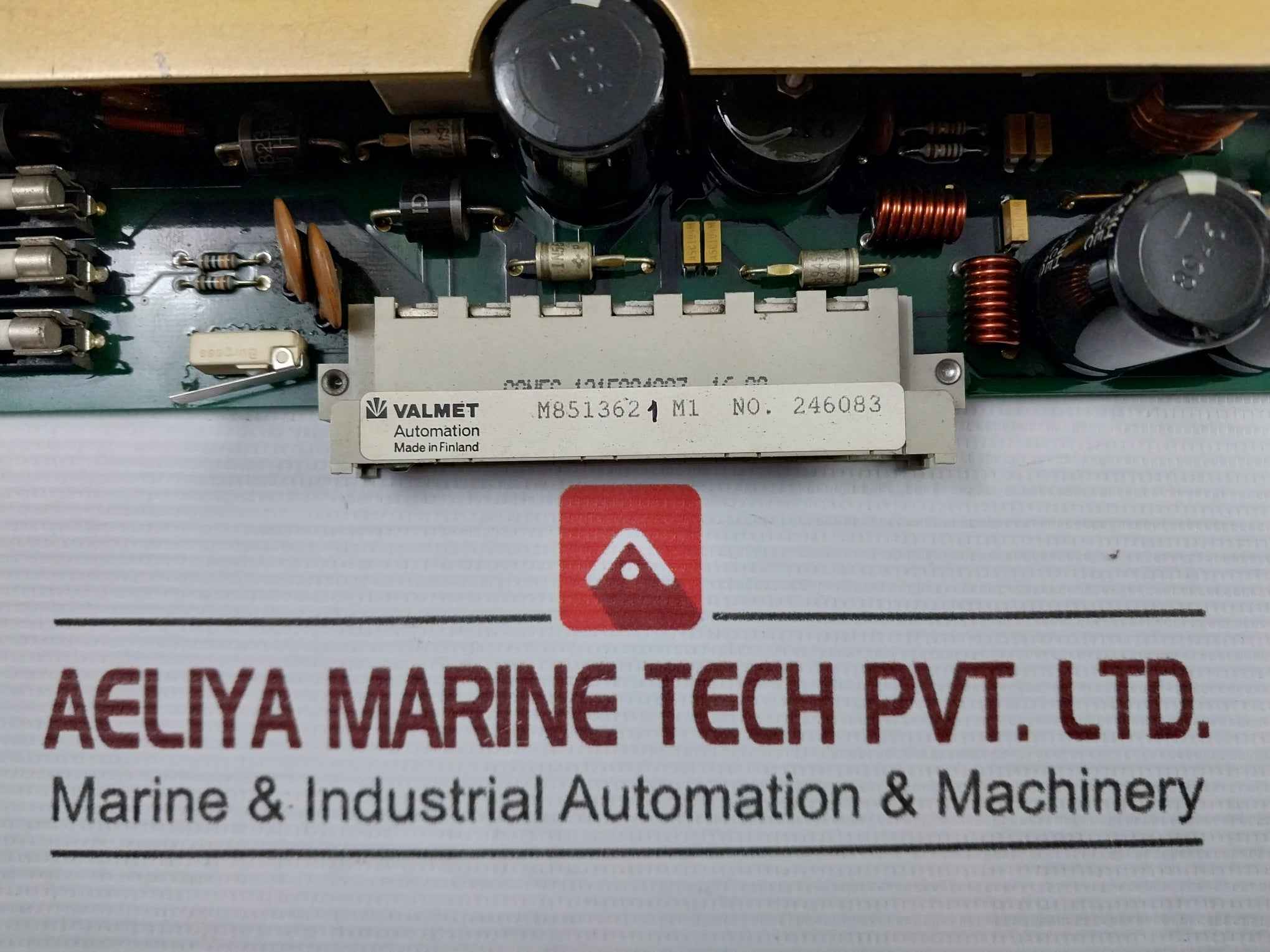 Valmet Pud 10 B Automation Control System Rack M8513621 M1 M8510061 M2 +24V/-24V