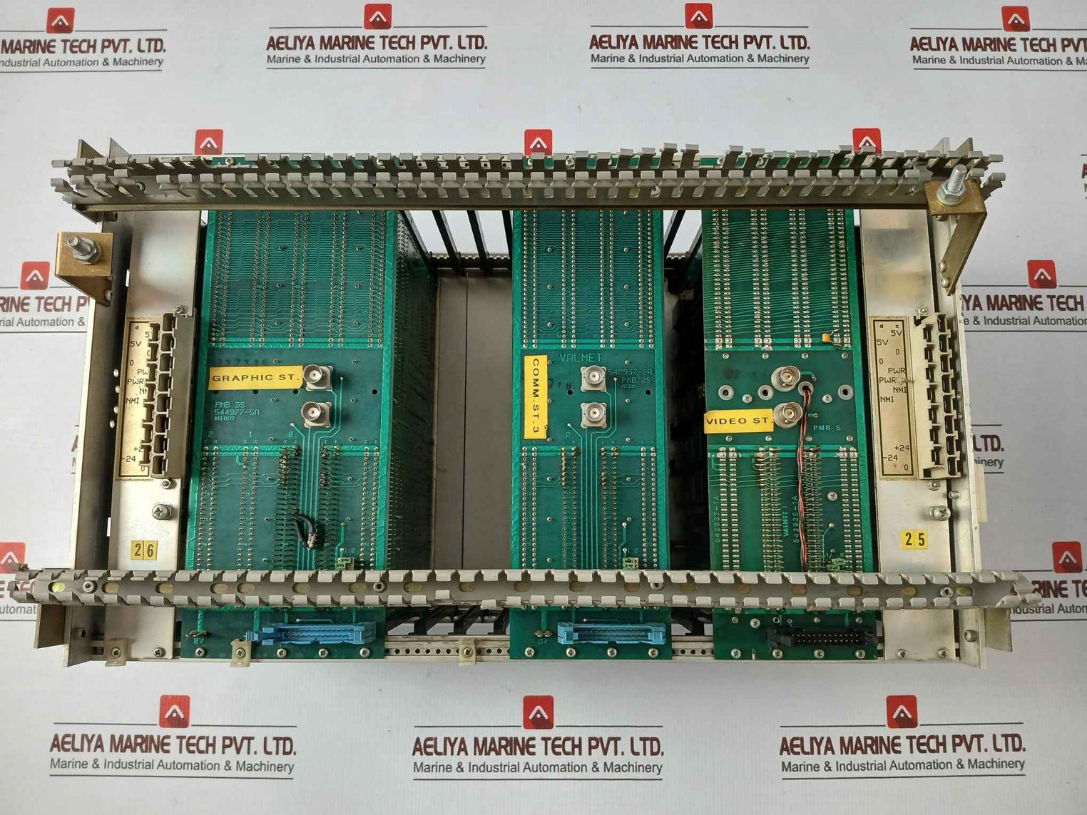 Valmet Pud 10 B Cpu Scu Rack Mount Panel 421822-1B,547070-3B,542844-7B,547006-3B