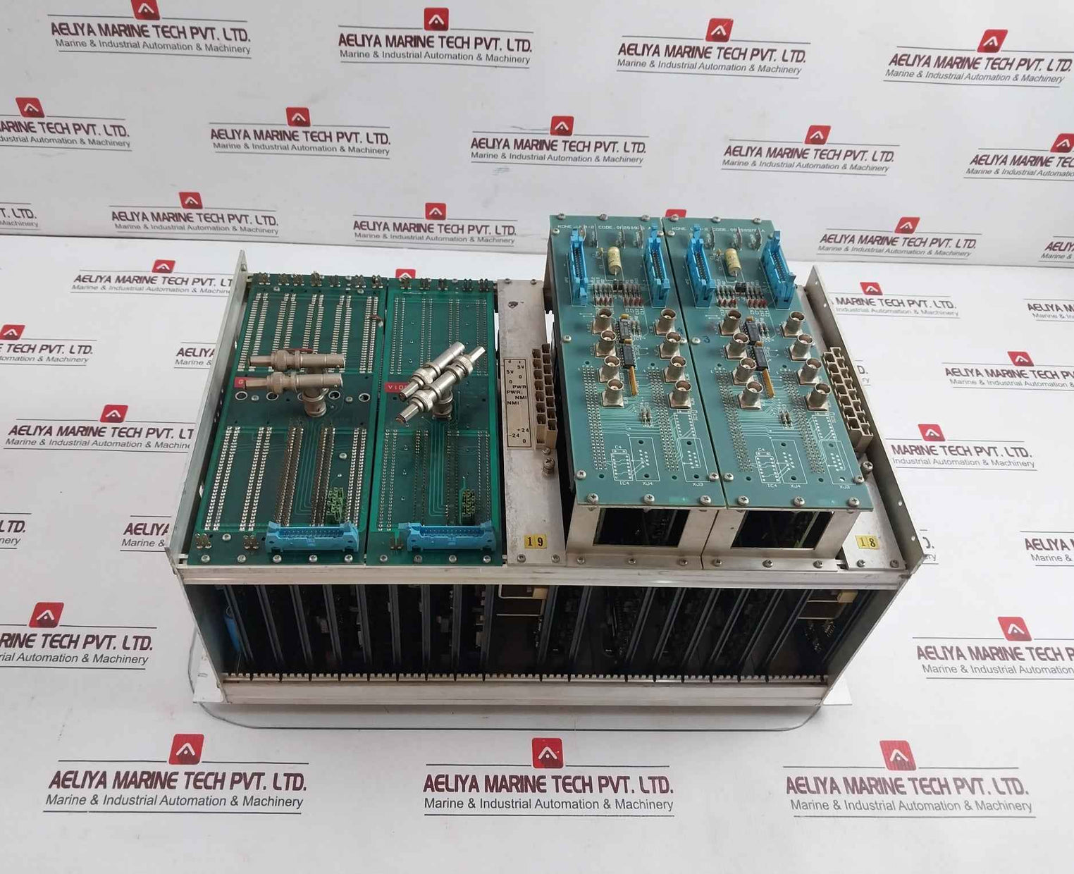 Valmet Pud 10 B Plc Process Automation Rack Module M8513621 M1, M8510041 M2