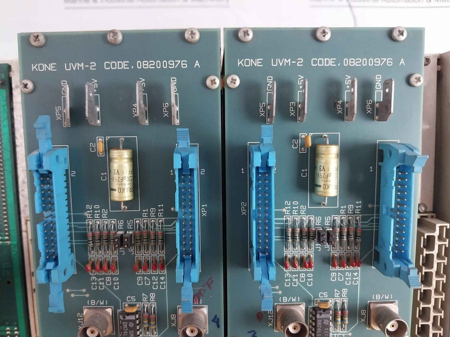 Valmet Pud 10 B Plc Process Automation Rack Module M8513621 M1, M8510041 M2