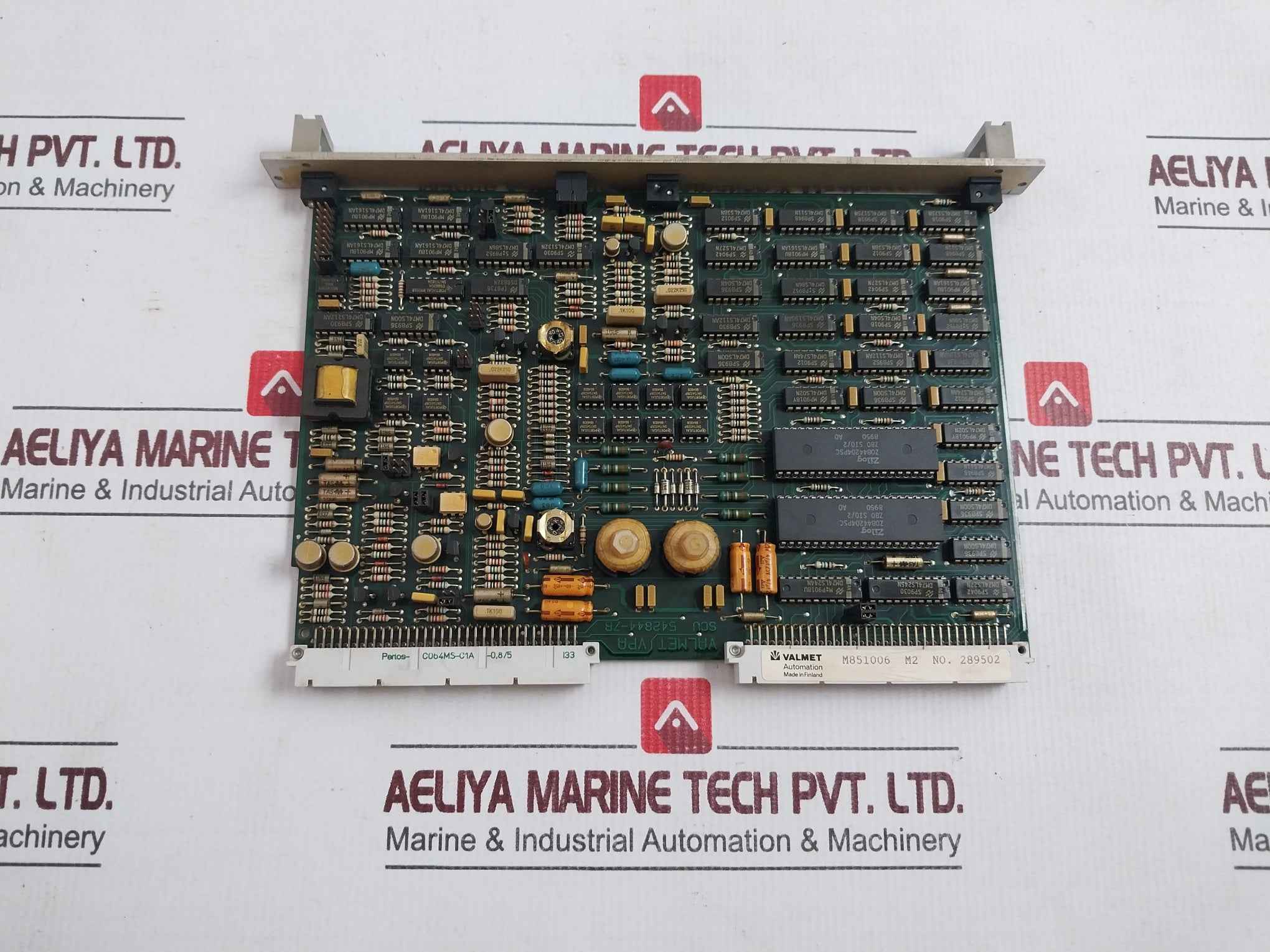Valmet Pud 10 B Plc Process Automation Rack Module M8513621 M1, M8510041 M2
