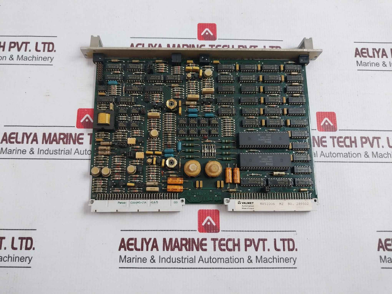 Valmet Pud 10 B Plc Process Automation Rack Module M8513621 M1, M8510041 M2