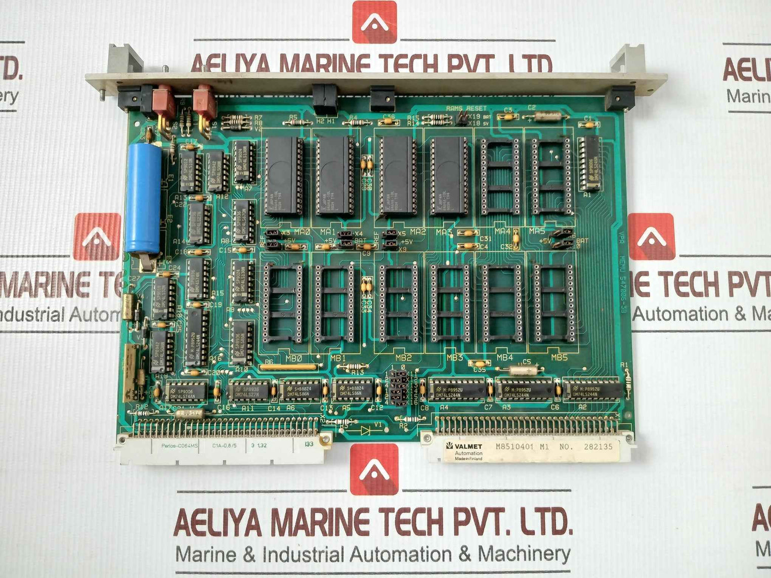 Valmet Pud 10 B Power Supply Pcb Rack Module M8513621 M1