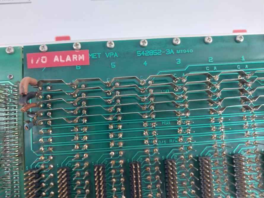 Valmet Automation M851121 M2 Rack-mount Slot Cross Connect Panel M8511211