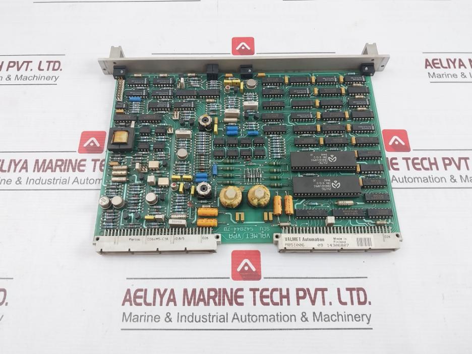 Valmet Pud 10B Automation Control Rack With Cpu Scu Memu Modules