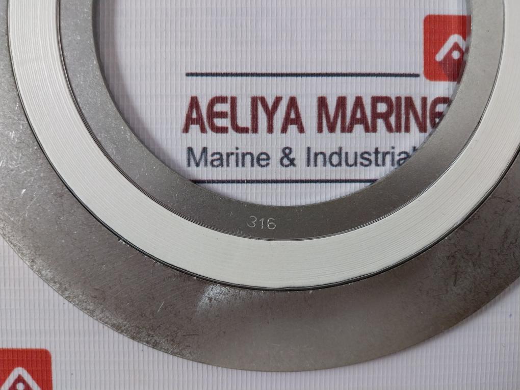 Valqua 8596V Spiral Wound Gasket With Inner And Outer Ring 125-000-01C