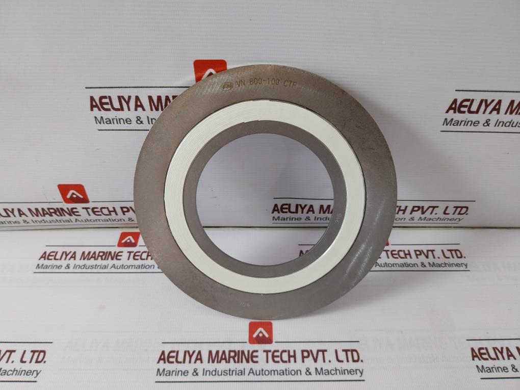 VALQUA 8596V Spiral Wound Gasket With Inner and Outer Ring 125-000-01C