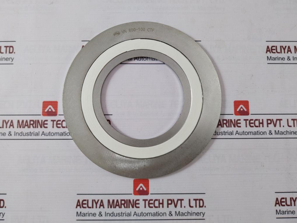 VALQUA 8596V Spiral Wound Gasket With Inner and Outer Ring 125-000-01C