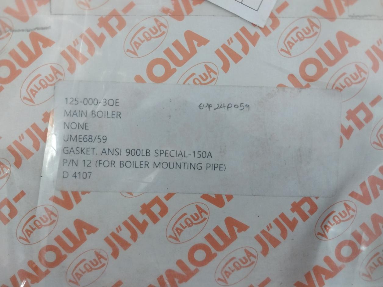 Valqua 8596Vl Clean Tight Gasket For Boiler Mounting Pipe