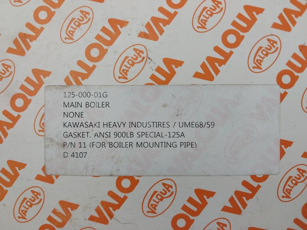 Valqua 8596Vl Spiral Wound Gasket Ansi 900Lb Special-125A 5012346243-00010