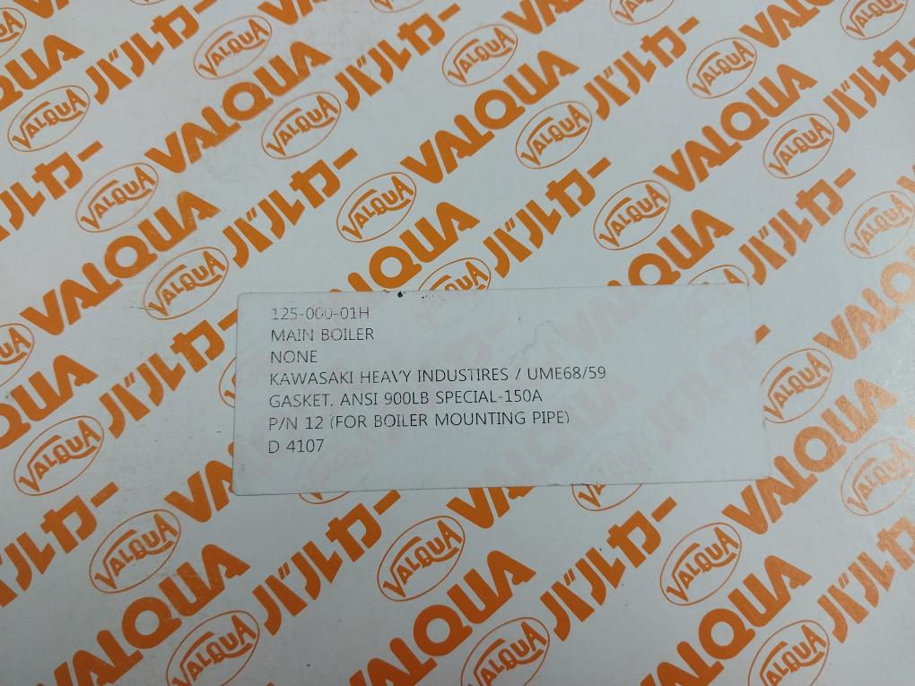 Valqua 8596Vl Stainless Steel Clean Tight For Boiler Mounting Pipe