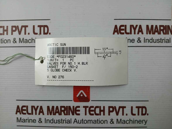 Valqua F0231460 Gasket/Green Tight 300-25A Af03-0035