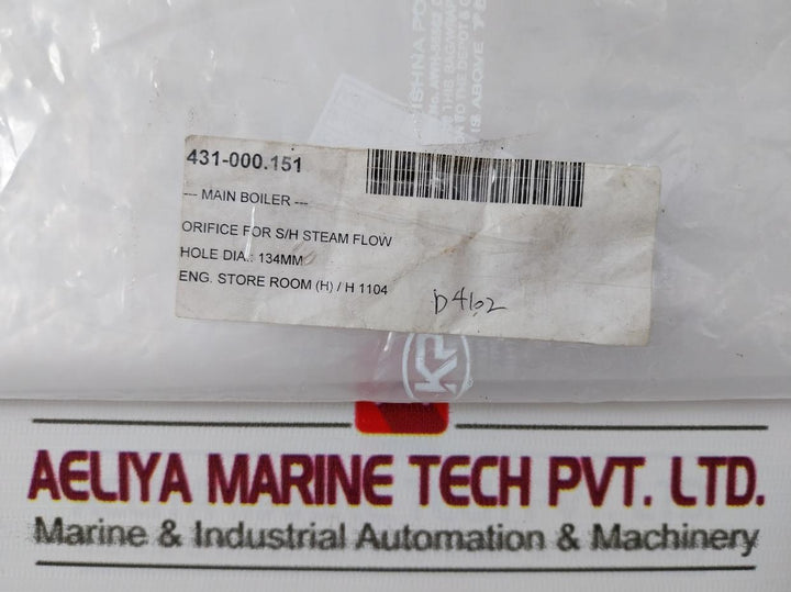 Valqua Sus304 Spiral Wound Gasket 134Mm 431-000.151