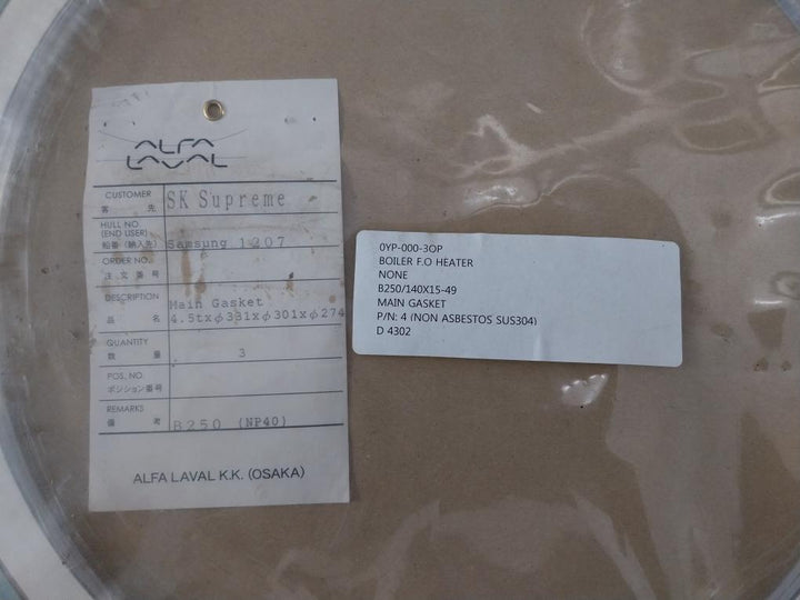 Valqua Vn 274X304X331 Ctf Spiral-wound Gasket