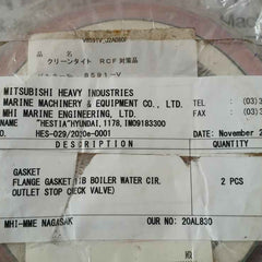 Valqua Vn C-20K-80 Ctf Flange Gasket