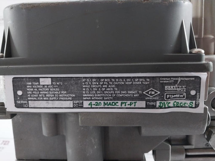 Valve-Positioner-Dvc6200s-Fisher-30vdc-22