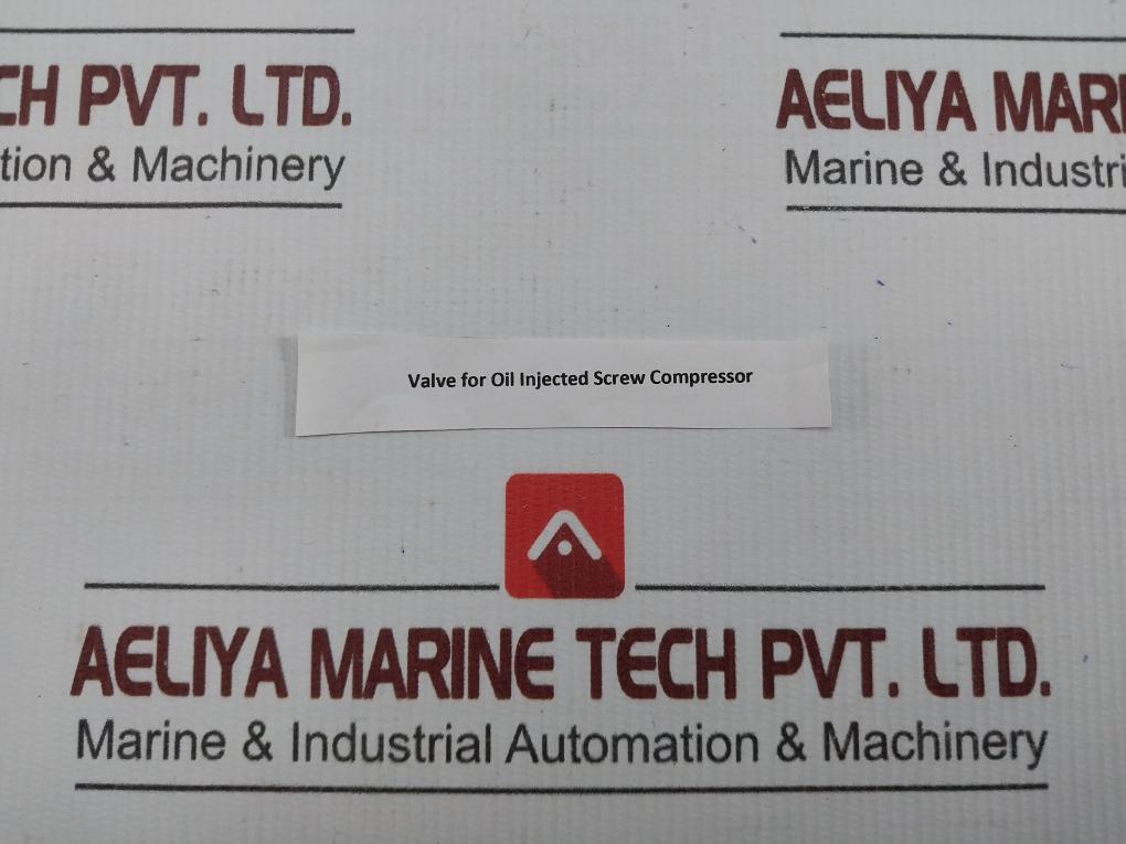 Valve For Oil Injected Screw Compressor