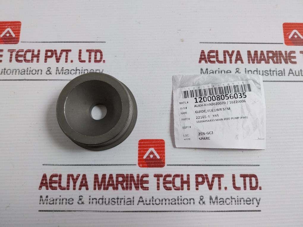 Valve Guide Lower Stem For Main Feed Pump 22165-4 X65