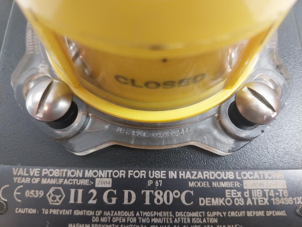 Valve Position Monitor 2249-by-cs-2200-000 Westlock Controls