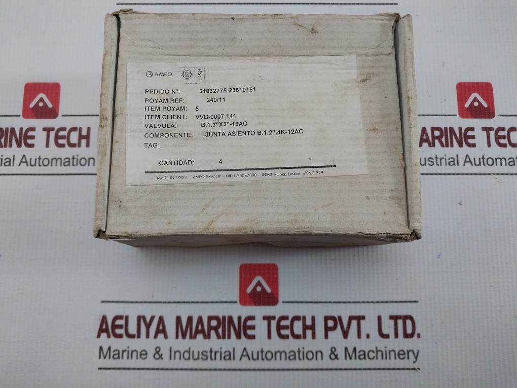 Valve Seat Seal Set B.1.3"X2"-12Ac Ampo