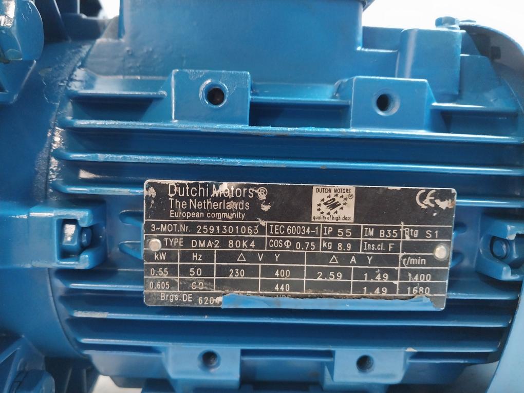 Van Wijk & Boerma Kf25 R F 2 D15 Electric Motor Dma2 80K4